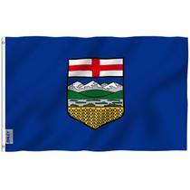 Bandeira Anley Alberta 90x150cm Poliéster Cor Viva Bandeira Anley Alberta 90x150cm Poliéster Cor Viva