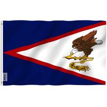 Bandeira Anley American Samoa 90x150cm Poliéster Bandeira Anley American Samoa 90x150cm Poliéster