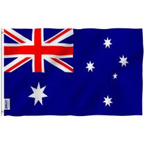 Bandeira Anley Australia 90x150cm de poliéster com ilhós de latão