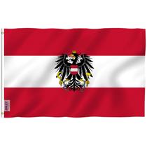 Bandeira Anley Fly Breeze Austria com águia 90x150cm poliéster