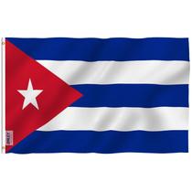 Bandeira Anley Fly Breeze Cuba 90x150cm poliéster com ilhós Bandeira Anley Fly Breeze Cuba 90x150cm poliéster com ilhós