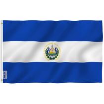 Bandeira Anley Fly Breeze El Salvador 90x150cm Poliéster