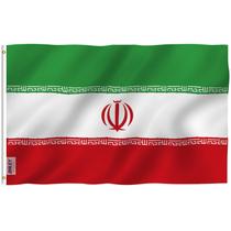 Bandeira Anley Fly Breeze Iran 90x150cm poliéster com ilhós Bandeira Anley Fly Breeze Iran 90x150cm poliéster com ilhós