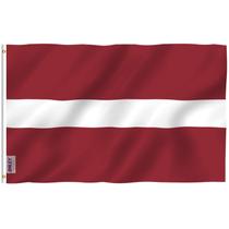 Bandeira Anley Fly Breeze Latvia 90x150cm Poliéster com ilhós