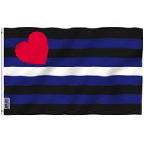 Bandeira Anley Fly Breeze Leather Pride 90x150cm com ilhós Bandeira Anley Fly Breeze Leather Pride 90x150cm com ilhós