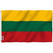 Bandeira Anley Fly Breeze Lituânia 90x150cm Poliéster