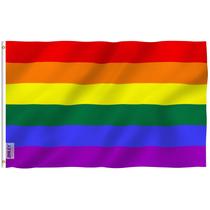 Bandeira Anley Fly Breeze Rainbow Pride 90x150cm poliéster