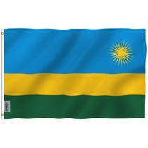 Bandeira Anley Fly Breeze Ruanda 90x150cm Poliéster Bandeira Anley Fly Breeze Ruanda 90x150cm Poliéster