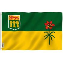 Bandeira Anley Fly Breeze Saskatchewan 90x150cm Poliéster Bandeira Anley Fly Breeze Saskatchewan 90x150cm Poliéster