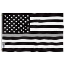 Bandeira Anley Fly Breeze Thin Grey Line EUA 90x150cm Poliéster Bandeira Anley Fly Breeze Thin Grey Line EUA 90x150cm Poliéster