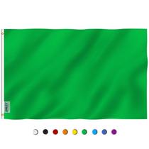 Bandeira Anley Fly Breeze Verde Sólido 90x150cm Poliéster Bandeira Anley Fly Breeze Verde Sólido 90x150cm Poliéster