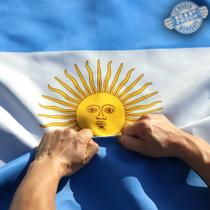 Bandeira Anley Rip-Proof Argentina 90x150cm com cabeçalho de lona