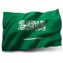 Bandeira Arábia Saudita 150x90 Cm Poliéster Oficial 2025