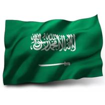 Bandeira Arábia Saudita 150x90 Cm Poliéster Oficial Mundial