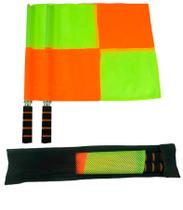 Bandeira Arbitro Auxiliar Futebol 02 Unidades Envio Rápido