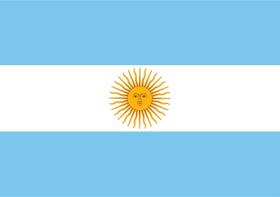 Bandeira Argentina Estampada uma face - 0,70X1,00m