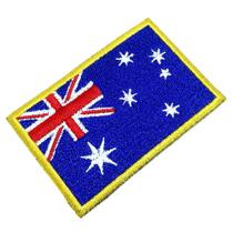 Bandeira Austrália Patch Bordado Para Uniforme Camisa Kimono - BR44