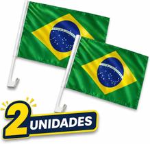 Bandeira Automotiva Decorativa com Haste em Poliéster Quantidade:02 Unidades Bandeira Automotiva Decorativa com Haste em Poliéster Quantidade:02 Unidades