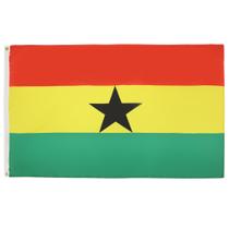 Bandeira AZ FLAG Ghana Poliéster 250x150 cm com 2 ilhós