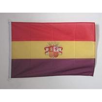 Bandeira AZ FLAG Segunda República Espanhola Brasão 90x60cm Bandeira AZ FLAG Segunda República Espanhola Brasão 90x60cm