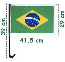 Bandeira Bandeirinha Do Brasil Para Carro Com Encaixe Em Plástico Bandeira Bandeirinha Do Brasil Para Carro Com Encaixe Em Plástico