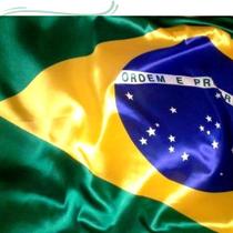 Bandeira Brasil 1,50X0,90m Tamanho Oficial Alta Qualidade