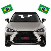 Bandeira Brasil Carro Copa Do Mundo Kit 4 Peças