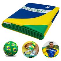 Bandeira Brasil Grande 140x90 Poliéster Alta Qualidade Cores Vibrantes Resistente Impressão Sublimada Copa Nacional Oficial Premium Bandeira Brasil Grande 140x90 Poliéster Alta Qualidade Cores Vibrantes Resistente Impressão Sublimada Copa Nacional Oficial Premium