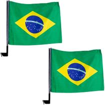 Bandeira Brasil Patriota Copa Mundo Eleição Vidro Carro 20pç Bandeira Brasil Patriota Copa Mundo Eleição Vidro Carro 20pç