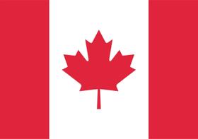Bandeira Canadá Estampada uma face - 0,90X1,28m