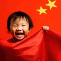 Bandeira China Sublimada em Tecido 100% Poliéster