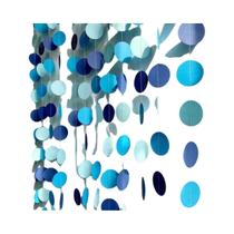 Bandeira circular da série oceano azul 4M puxando decoração pingente de fundo de festa