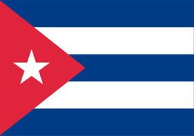 Bandeira Cuba Estampada uma face - 0,90X1,28m