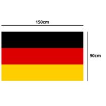 Bandeira Da Alemanha 150X90 Cm Poliéster Oficial Mundial - Wcan