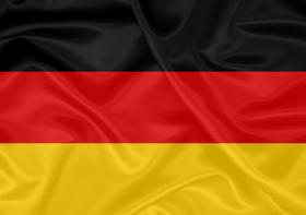 Bandeira da Alemanha de Cetim 1,40x0,91cm Copa do Mundo - Oasis Decor