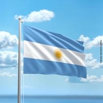 Bandeira da Argentina 80cmx140cm Tecido Oxford 100% Poliéster - PRESENTE-BRINDE