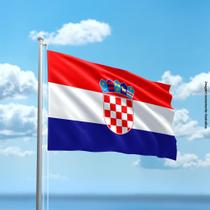Bandeira da Croácia 80cmx140cm Tecido Oxford 100% Poliéster