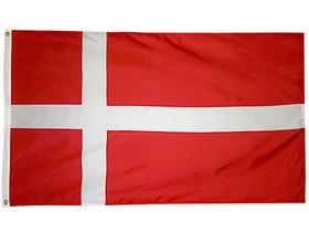 Bandeira da Dinamarca 145cm x 90cm da Marca Minha Bandeira - Dupla Face