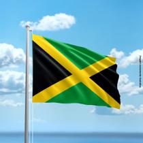 Bandeira da Jamaica 80cmx140cm Tecido Oxford 100% Poliéster
