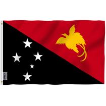 Bandeira da Papua Nova Guiné 90x150cm - Tecido de Poliéster