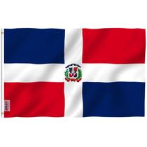 Bandeira da República Dominicana 90x150cm - Tecido Poliéster