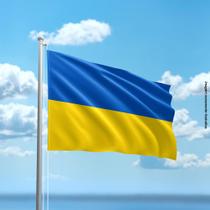 Bandeira da Ucrânia 80cmx140cm Tecido Oxford 100% Poliéster