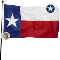 Bandeira DANF Bandeira do Texas 90x150 cm Estrela bordada em nylon