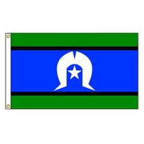 Bandeira das Ilhas do Estreito de Torres 150x90cm - Poliéster 100%