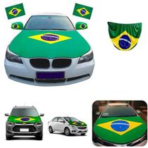 Bandeira De Capô Brasil Grande Copa Do Mundo Qualquer Carro