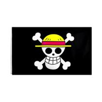 Bandeira De Caveira De Monkey D. Luffy Em Poliéster 90x150CM, Banner De Piratas Para Decoração De
