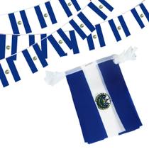 Bandeira de cordas, bandeiras, bandeiras, Anley, El Salvador, 33 pés, 38 bandeiras
