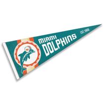 Bandeira de flâmula WinCraft Miami Dolphins Throwback Vintage Bandeira de flâmula WinCraft Miami Dolphins Throwback Vintage