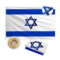 Bandeira de Israel Oxford 150x100 cm Dupla Face com Ilhós Bandeira de Israel Oxford 150x100 cm Dupla Face com Ilhós