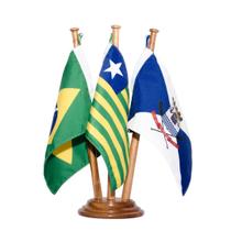 Bandeira De Mesa Brasil Piauí Teresina - Pátria Bordados